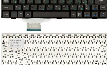 Клавиатура для ноутбука Asus EEE PC 2G (700), 4G (701), 900, 901 Black, RU