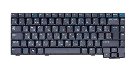 Клавиатура для ноутбука Benq Joybook R56, Clevo M350B, M350C, M360B Black, RU - фото 2