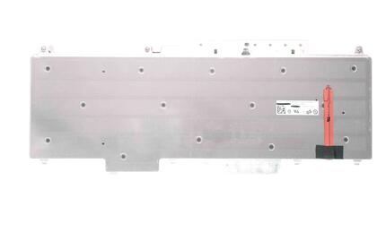 Клавиатура для ноутбука для Dell Inspiron (1700, 1721, Vostro 1700, XPS M1720 M1721 M1730) с подсветкой (Light) Silver, RU/EN - фото 3