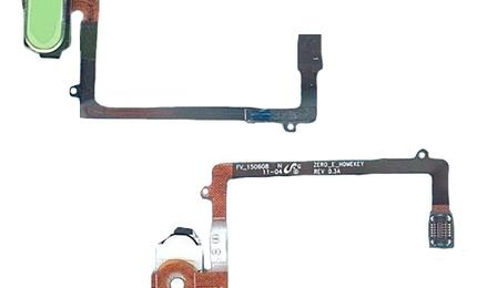 Кнопка HOME в сборе с механизмом и шлейфом для Samsung Galaxy S6 Edge SM-G925F белая