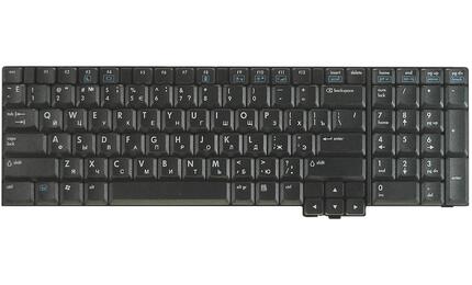Клавиатура для ноутбука HP Compaq 8710P, 8710W Black, RU - фото 2