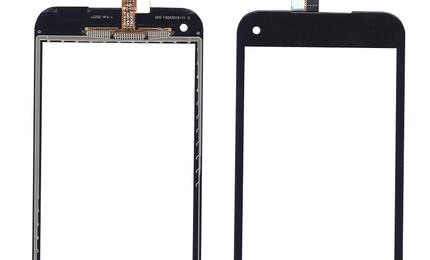 Тачскрин (Сенсорное стекло) для смартфона HF6-GP0 черный F6043018 ZR 1425 FPC-V1.0, GP0 F6043018-V1.0