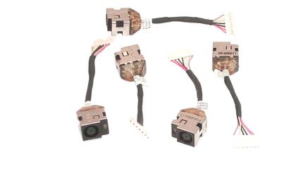 Разъем питания для ноутбука HP Pavilion G6 серии, g6-1d18dx, G6-1000, G6-1A, G6-1B, G6-1C, G6-1D, DC разъем 6017b0295401 p9-06, DV5-2000 с кабелем HY-HP046