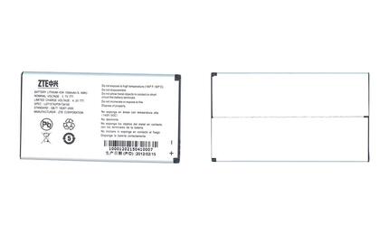 Аккумуляторная батарея для смартфона ZTE Li3715T42P3h734158 Score M X500 3.7V White 1500mAh 5.6Wh