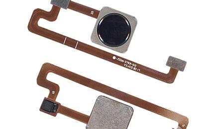 Шлейф со сканером отпечатка пальца для Xiaomi Mi Mix 2 черный