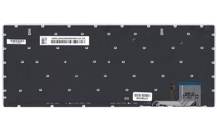 Клавиатура для ноутбука Samsung (740U3E, NP740U3E) с подсветкой (Light), Silver, (No Frame), RU - фото 3