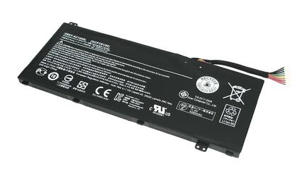 Аккумуляторная батарея для ноутбука Acer AC14A8L Aspire VN7-571G 11.4V Black 4465mAh Аккумуляторная батарея для ноутбука Acer AC14A8L Aspire VN7-571G 11.4V Black 4465mAh
