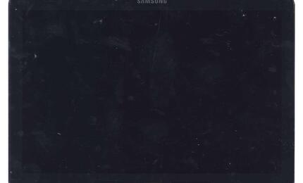 Матрица с тачскрином (модуль) для Samsung Galaxy Tab 4 10.1 SM-T530 черный с рамкой