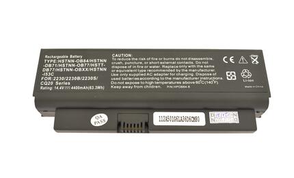 Аккумуляторная батарея для ноутбука HP Compaq HSTNN-OB77 14.4V Black 5200mAh OEM Аккумуляторная батарея для ноутбука HP Compaq HSTNN-OB77 14.4V Black 5200mAh OEM - фото 4