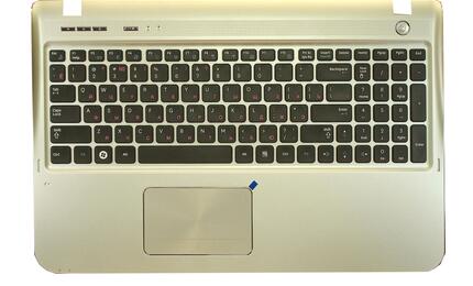 Клавиатура для ноутбука Samsung (SF510) Black, (Silver TopCase), RU