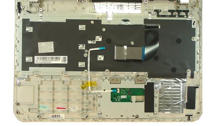 Клавиатура для ноутбука Samsung (SF510) Black, (Silver TopCase), RU - фото 2