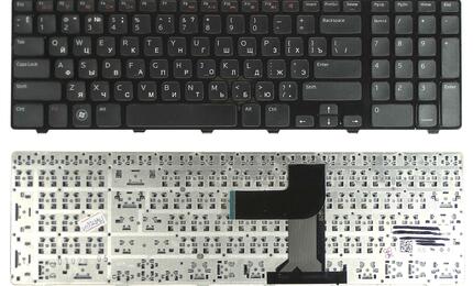 Клавиатура для ноутбука Dell Inspiron 17R (5720, 7720, N7110) Vostro (3750) XPS (L702X) Black, (Black Frame), RU