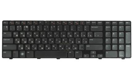 Клавиатура для ноутбука Dell Inspiron 17R (5720, 7720, N7110) Vostro (3750) XPS (L702X) Black, (Black Frame), RU - фото 2