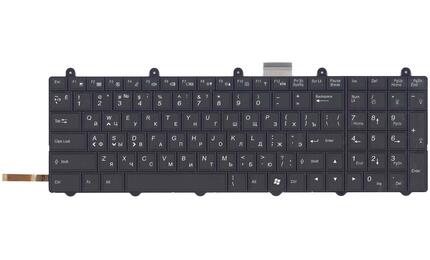 Клавиатура для ноутбука MSI (GE60, GE70) с подсветкой (Light), Black, (No Frame) RU - фото 2
