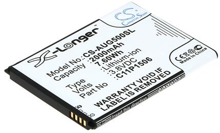 Аккумуляторная батарея для Asus CS-AUG500SL ZenFone Go 3.8V White 2000mAh 7.6Wh