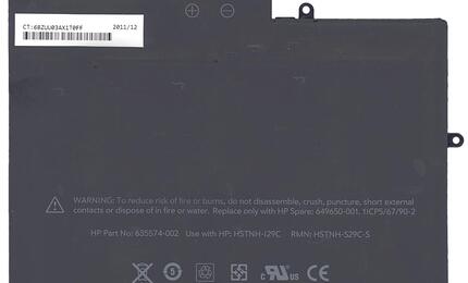 Аккумуляторная батарея для планшета HP HSTNH-I29C Touchpad 3.7V Black 6000mAh Orig