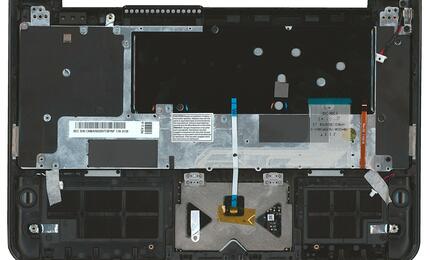 Клавиатура для ноутбука Samsung (NP900X1B) Black, (Black TopCase), RU - фото 2