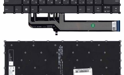 Клавиатура для ноутбука Lenovo ThinkPad S540-14API с подсветкой (Light), Black, (No Frame), RU