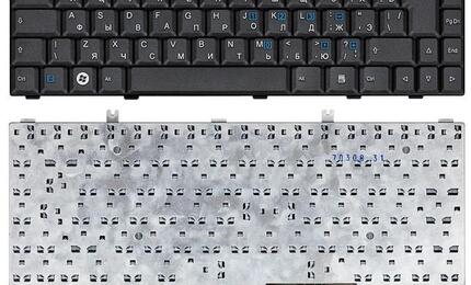Клавиатура для ноутбука Fujitsu Amilo (LA1703) Black, RU (вертикальный энтер)
