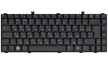 Клавиатура для ноутбука Fujitsu Amilo (LA1703) Black, RU (вертикальный энтер) - фото 2