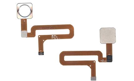 Шлейф со сканером отпечатка пальца для Xiaomi Mi 4S серебристый