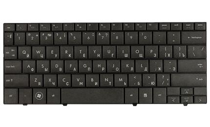 Клавиатура для ноутбука HP Mini (700, 1000, 1100) Black, RU - фото 2