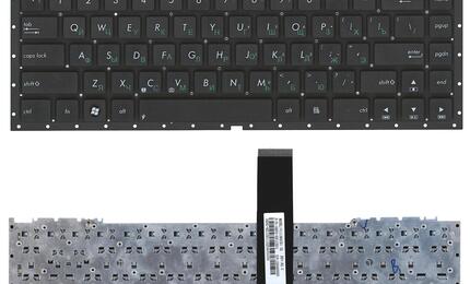 Клавиатура для ноутбука Asus Version 1 (NX90SN, NX90JQ, NX90JN, U33, U34) Black, (No Frame) RU