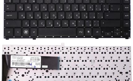 Клавиатура для ноутбука HP ProBook 4410S, 4411S, 4413S, 4415S, 4416S Black, (No Frame) RU