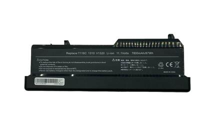 Усиленная аккумуляторная батарея для ноутбука Dell T114C Vostro 1310 11.1V Black 7800mAh OEM Усиленная аккумуляторная батарея для ноутбука Dell T114C Vostro 1310 11.1V Black 7800mAh OEM