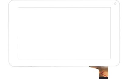 Тачскрин (Сенсорное стекло) для планшета DNS AirTab E76 белый - фото 2
