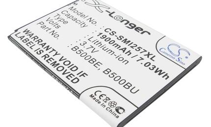 Аккумуляторная батарея для смартфона Samsung CS-SMI257XL Galaxy S4 mini GT-I9190 3.7V Black 1900mAh 7.03Wh