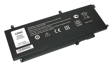Аккумуляторная батарея для ноутбука Dell D2VF9 Vostro 14 5000 11.1V Black 3840mAh OEM Аккумуляторная батарея для ноутбука Dell D2VF9 Vostro 14 5000 11.1V Black 3840mAh OEM