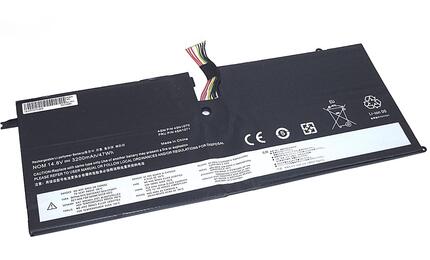 Аккумуляторная батарея для ноутбука Lenovo 45N1070 Thinkpad X1 Carbon (3443) 14.8V Black 3200mAh OEM