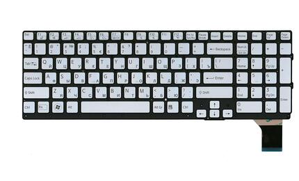 Клавиатура для ноутбука Sony Vaio (VPC-SE) Silver, (No Frame), RU - фото 2