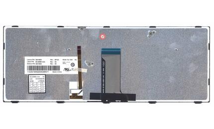 Клавиатура для ноутбука Lenovo IdeaPad FLex 14 G40, G40-30, G40-45, G40-70, G40-75, G40-80, Z41-70, 500-14ACZ, 500-14ISK, 300-14ISK, B40-80 с подсветкой (Light), Black, (Silver Frame), RU - фото 3
