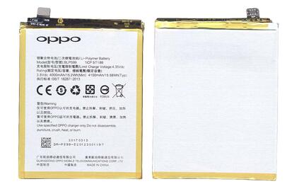 Аккумуляторная батарея для смартфона Oppo BLP599 R7 3.8V Black 4000mAh 15.2Wh