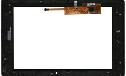 Тачскрин (Сенсорное стекло) для планшета Lenovo IdeaPad K2 черный с рамкой