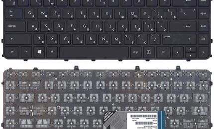 Клавиатура для ноутбука HP Envy (4-1000) Black, (Black Frame) RU