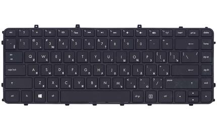 Клавиатура для ноутбука HP Envy (4-1000) Black, (Black Frame) RU - фото 2