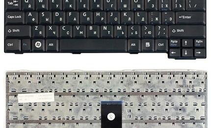 Клавиатура для ноутбука Fujitsu LifeBook (L1010) Black, RU
