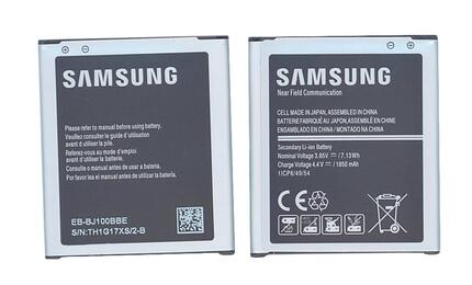 Аккумуляторная батарея для смартфона Samsung EB-BJ100BBE Galaxy J1 SM-J100F 3.85V Black 1850mAh 7.13Wh