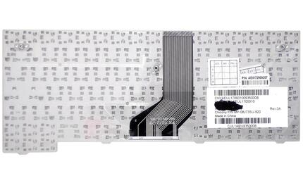 Клавиатура для ноутбука LG (X110, X120) White, RU - фото 3