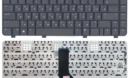 Клавиатура для ноутбука HP Compaq (6520S, 6720S, 540, 550) Black, RU