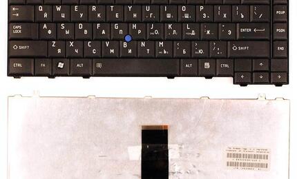 Клавиатура для ноутбука Toshiba Tecra (M10, A9, A10, M9, S5, S10, S11, S200, S300) Satellite (Pro S200) с указателем (Point Stick), Black RU
