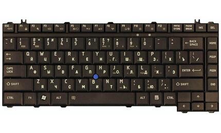 Клавиатура для ноутбука Toshiba Tecra (M10, A9, A10, M9, S5, S10, S11, S200, S300) Satellite (Pro S200) с указателем (Point Stick), Black RU - фото 2