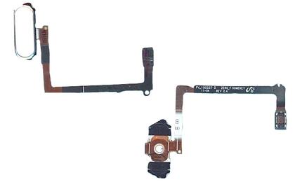 Кнопка HOME в сборе с механизмом и шлейфом для Samsung Galaxy S6 SM-G920F белая