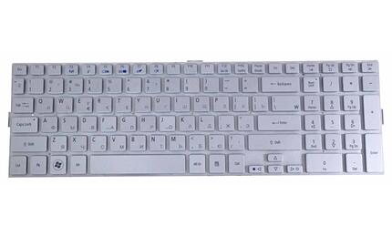 Клавиатура для ноутбука Acer Aspire 5943, 5943G, 8943, 8943G, 8950, 5950 Silver, RU