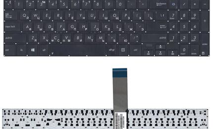 Клавиатура для ноутбука Asus Vivobook (V551, K551) Black, (No Frame) RU