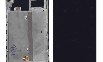 Матрица с тачскрином (модуль) для Philips Xenium I928 черный с рамкой