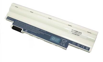 Аккумуляторная батарея для ноутбука Acer AL10A31 Aspire One AOD255, AOD260, D255, D260 11.1V White 2200mAh OEM Аккумуляторная батарея для ноутбука Acer AL10A31 Aspire One AOD255, AOD260, D255, D260 11.1V White 2200mAh OEM